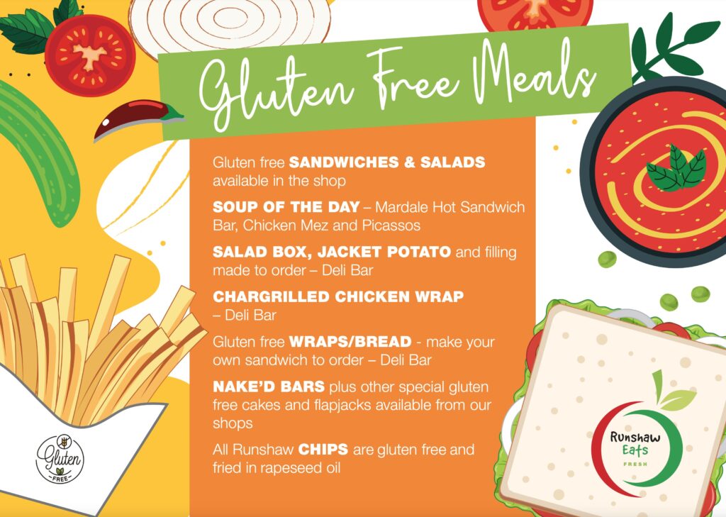 Gluten Free Menu