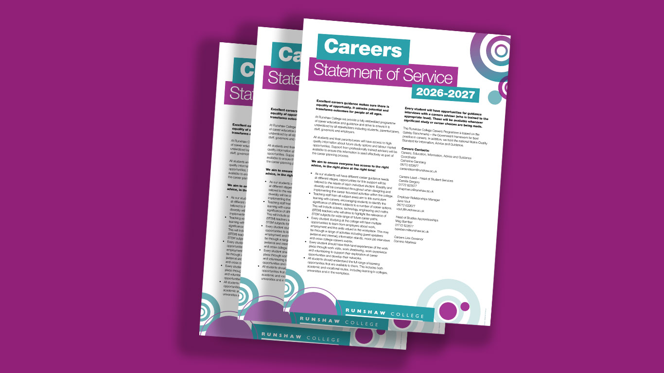 Careers Statement of Service