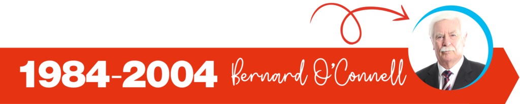 Principal History Timeline Graphics 2026 Bernard O'Connell