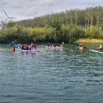 T Level Business Management students at Rock & River in Mawdesley for team building exercise.