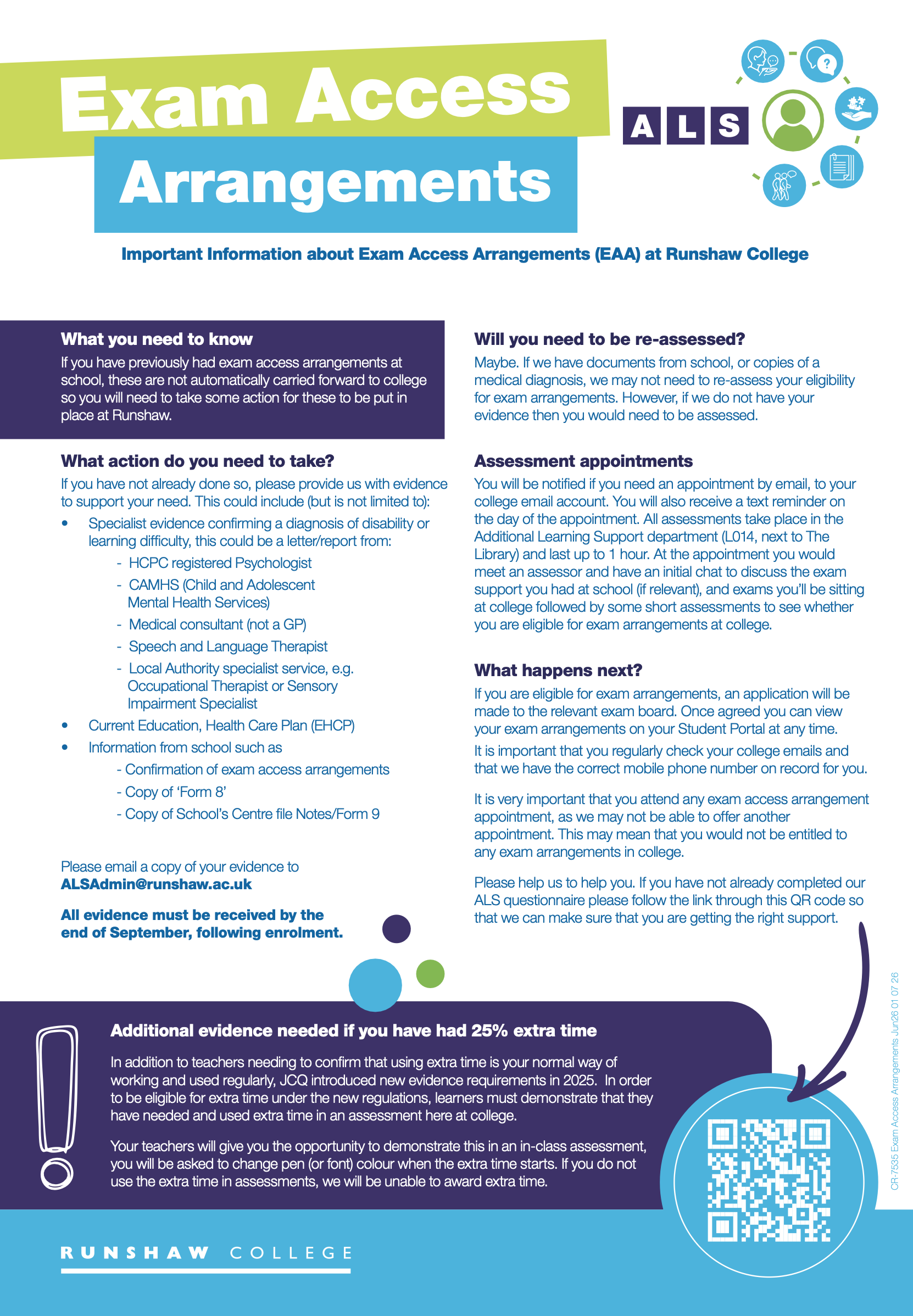 Exam Access Arrangements